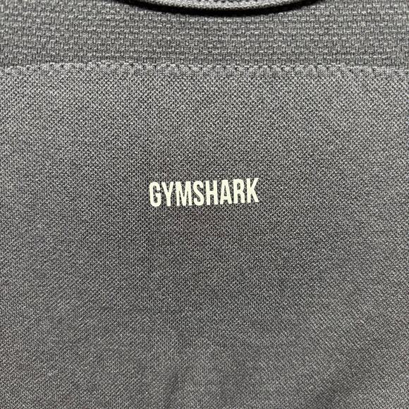 Gymshark Black Long Sleeve Crop Top - Size Small - Picture 2 of 7